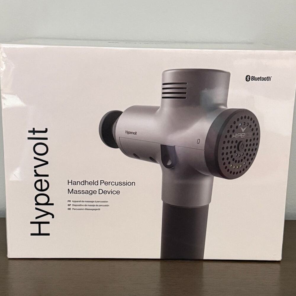 Hypervolt Handheld Percussion Deep Tissue Massager Bluetooth Model – New Sealed